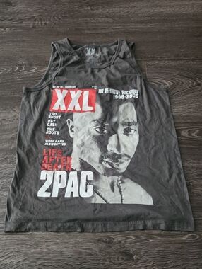 Mens NEW Tupac 2pac XXL Life After Death 1996 - 2006 T-Shirt Tank Size M